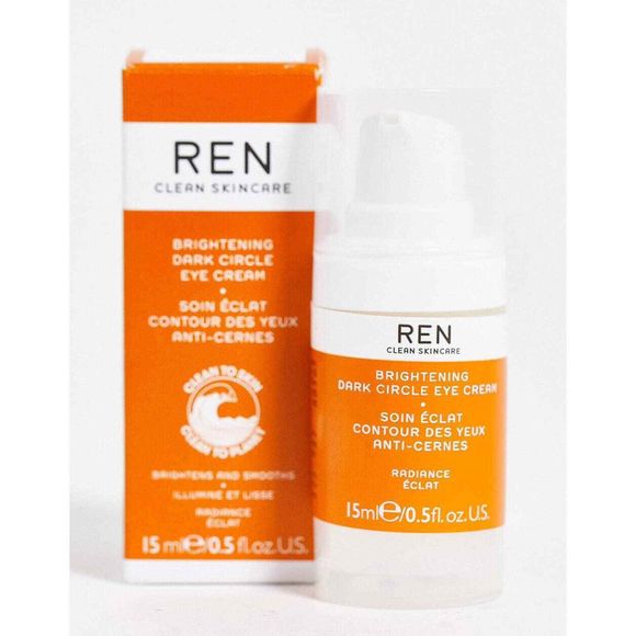 REN Clean Skincare Brightening Dark Circle Eye Cream 0.5 fl oz/15 ml - VEGAN NIB - Picture 6 of 8